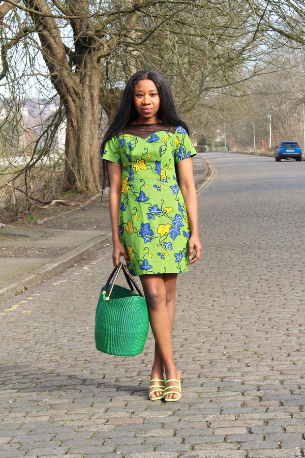 Lilydew Charm Ankara Mini Dress