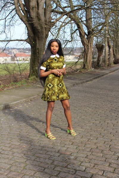 Nia Roots Ankara Casual Dress