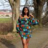 Afromuse Puff Dress - Image 3